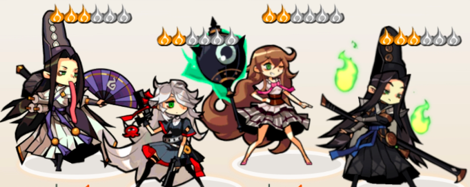 战斗中白无常和战小癸负责将怪物血量尽量控制成阶梯状,确保黑无常二