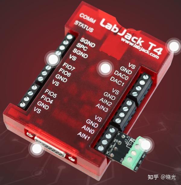 Labjack T4以太网和usb多功能数据采集卡 知乎 6460