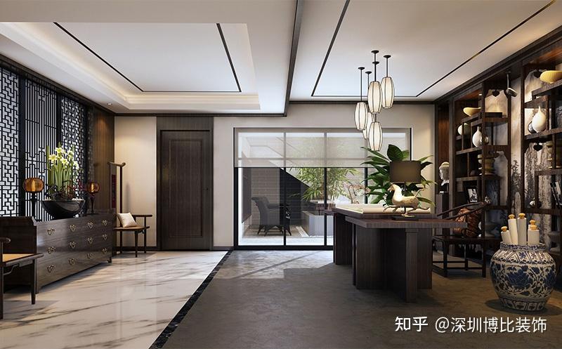 全新的中式办公室装修风格都有什么特色? - 知乎