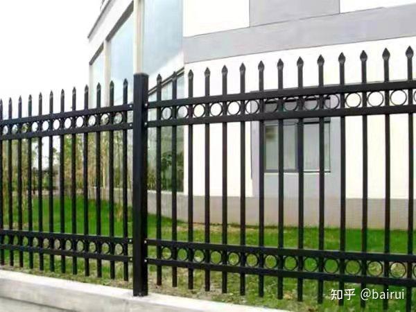 铁艺围栏庭院护栏 小区铁艺栏杆 别墅围墙 厂区防护栏