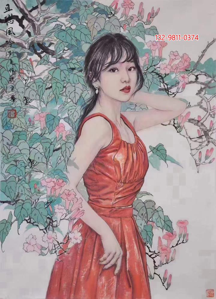 最年轻的中美协女画家,刘夏人物画赏析:写实唯美 清新自然 - 知乎