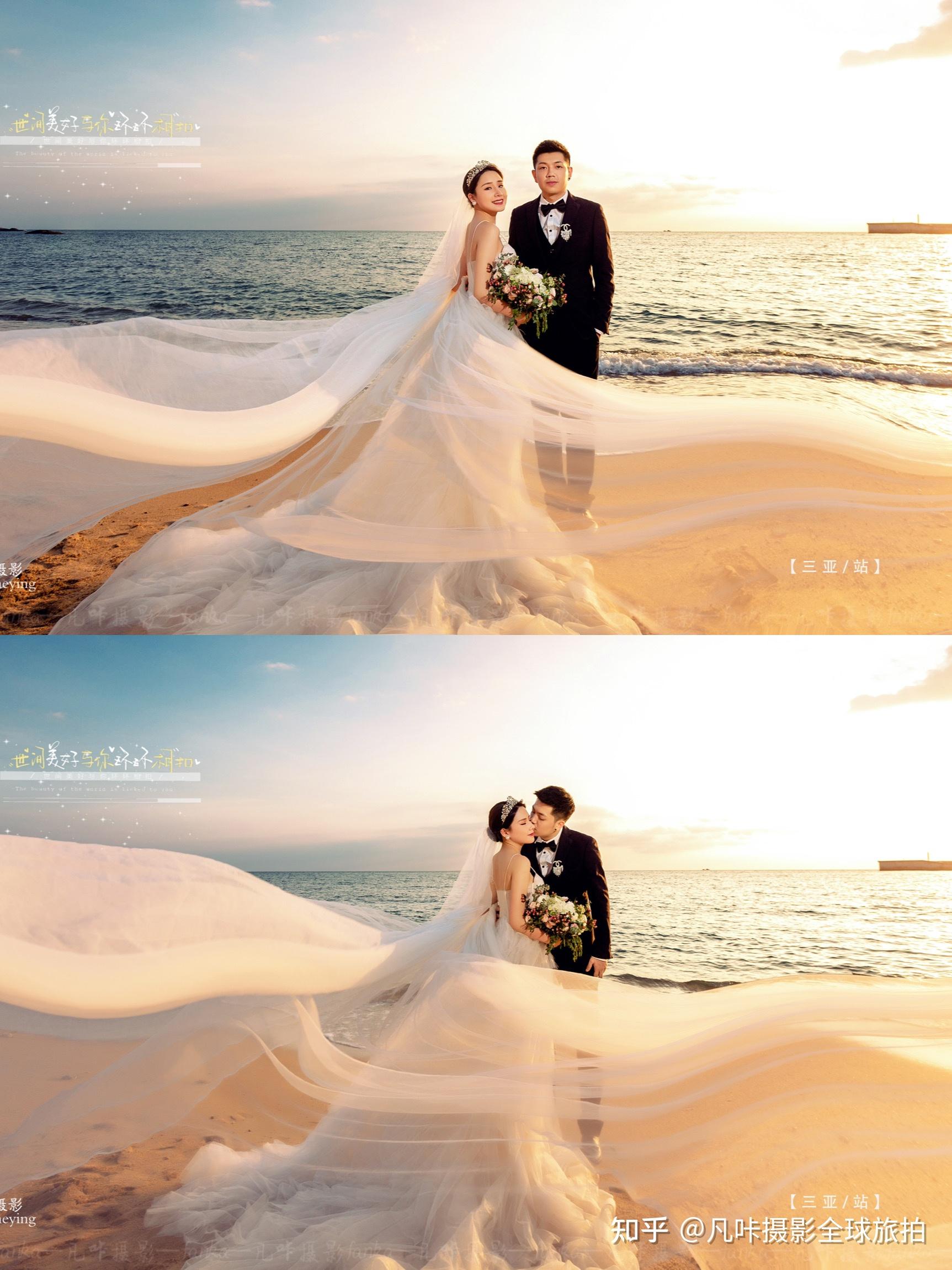 厦门旅拍婚纱照，这组大气优雅的海边礁石婚纱照，美爆了~ - 知乎