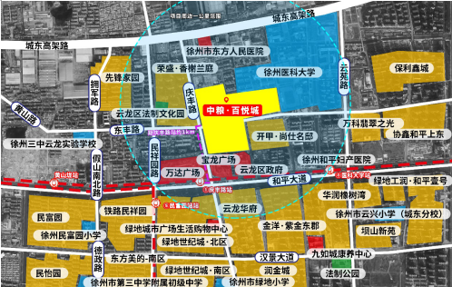 「徐州·百悦城」楼盘详情_发展潜力_公共通勤_教育资源_同区域楼盘