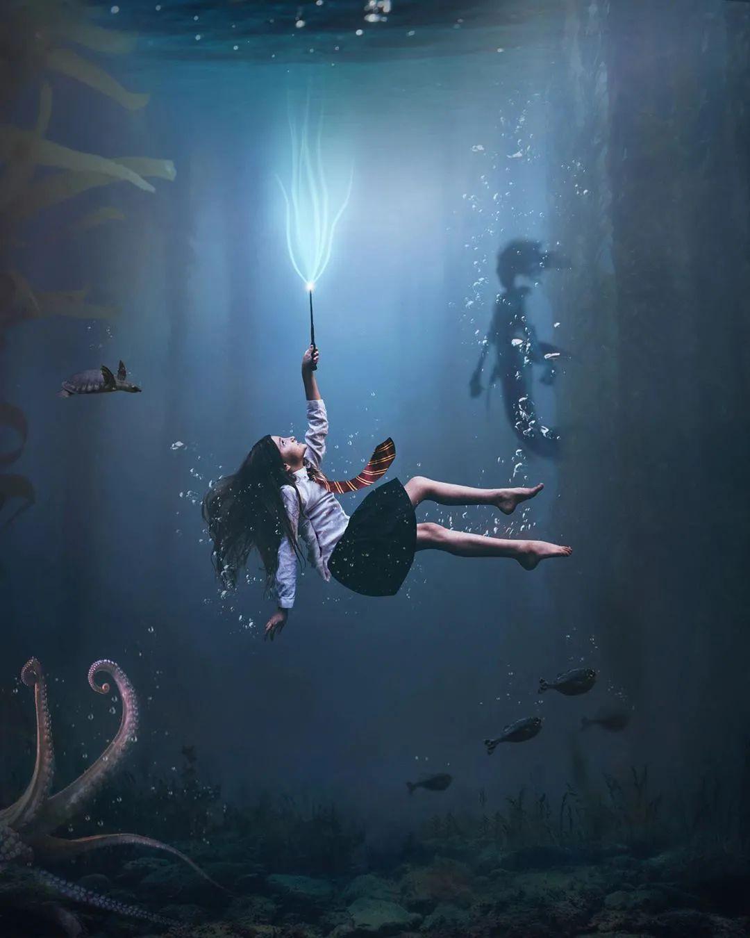 奇幻 | 创意合成趣味家庭摄影,alexandria 作品精选