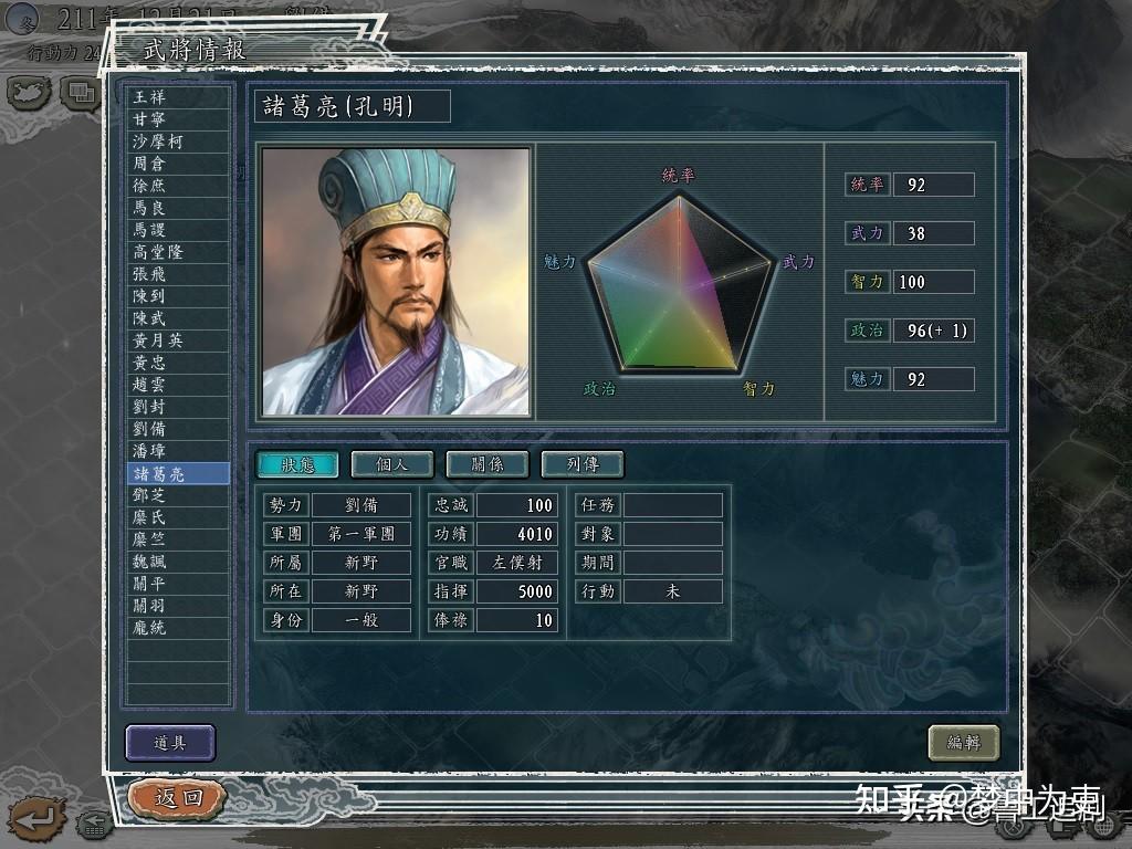 三国志11 一城博天下 人才计谋 - 知乎