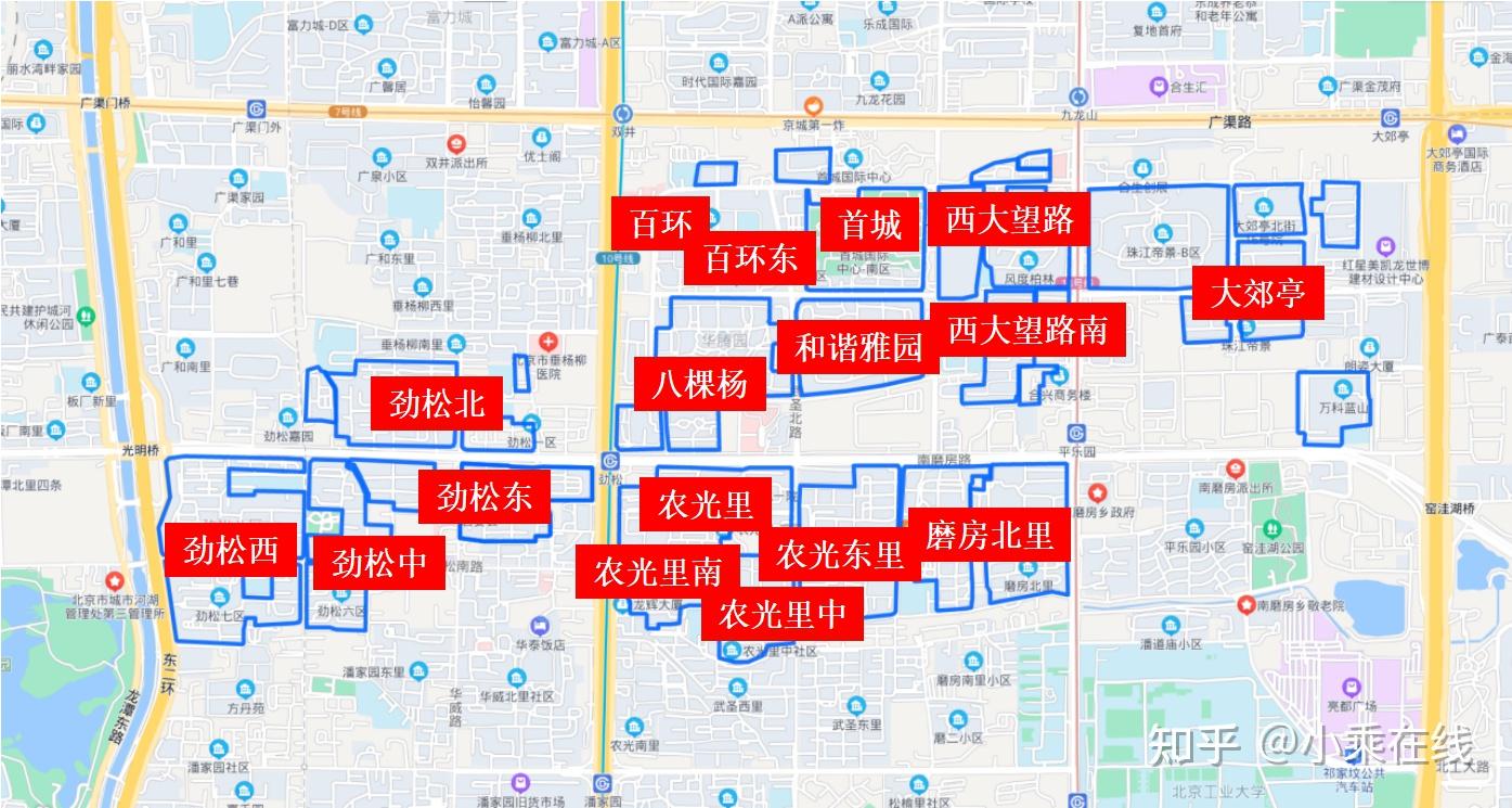 查询小区所属社区劲松街道