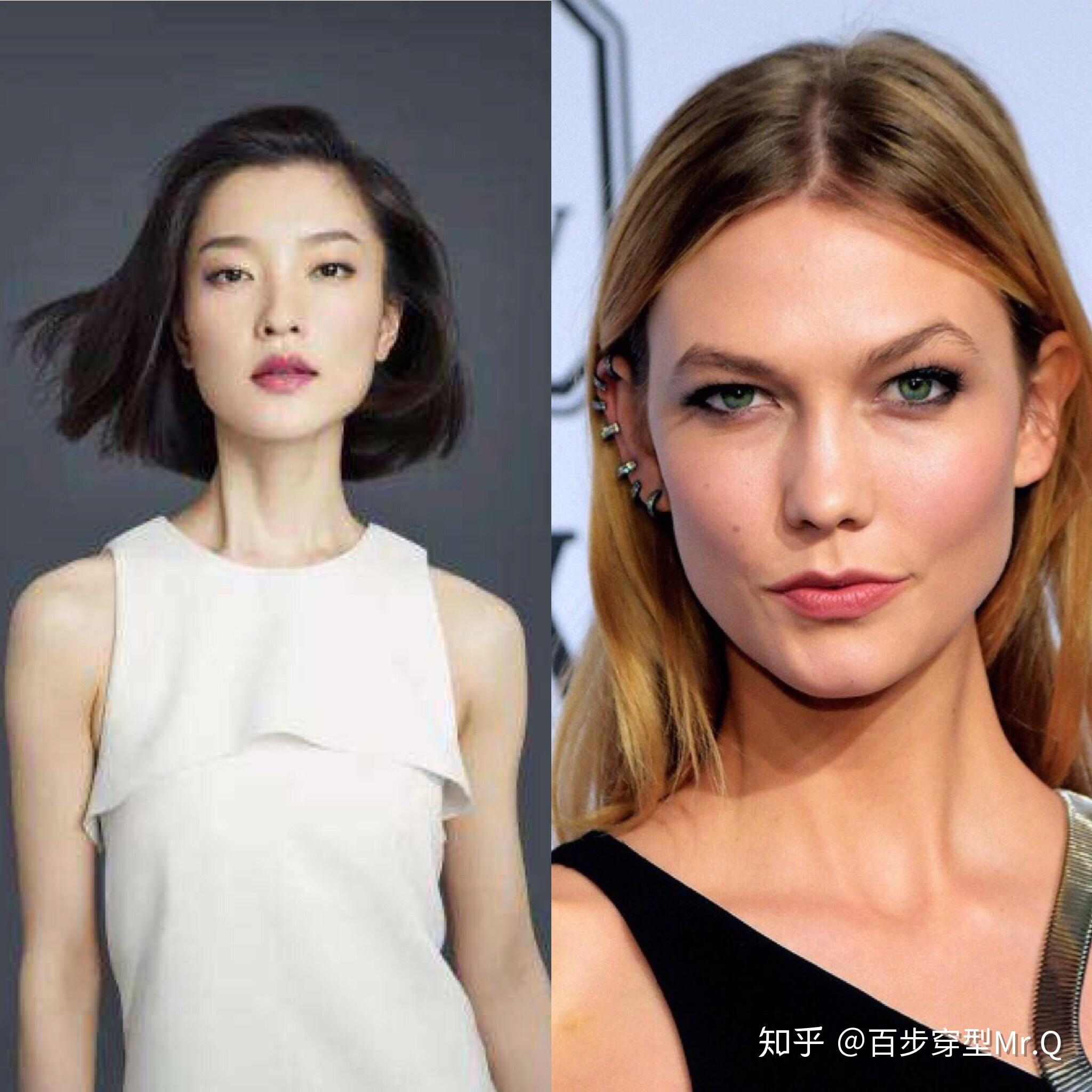 脸部气质特征参考:轮廓一般为直线型,中偏直,量感中→大现代摩登风格