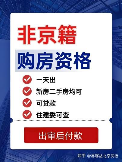 北京购房资格,外地人直落办法!购买北京购房资格! - 知乎