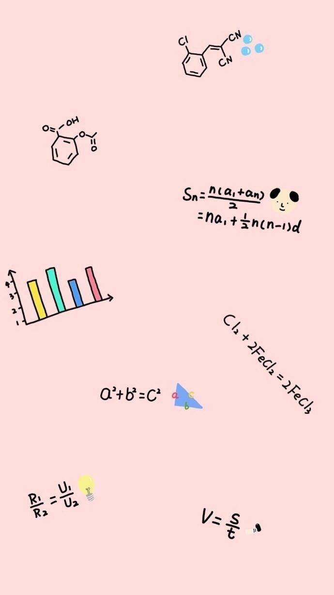 有没有好看的数学公式表壁纸