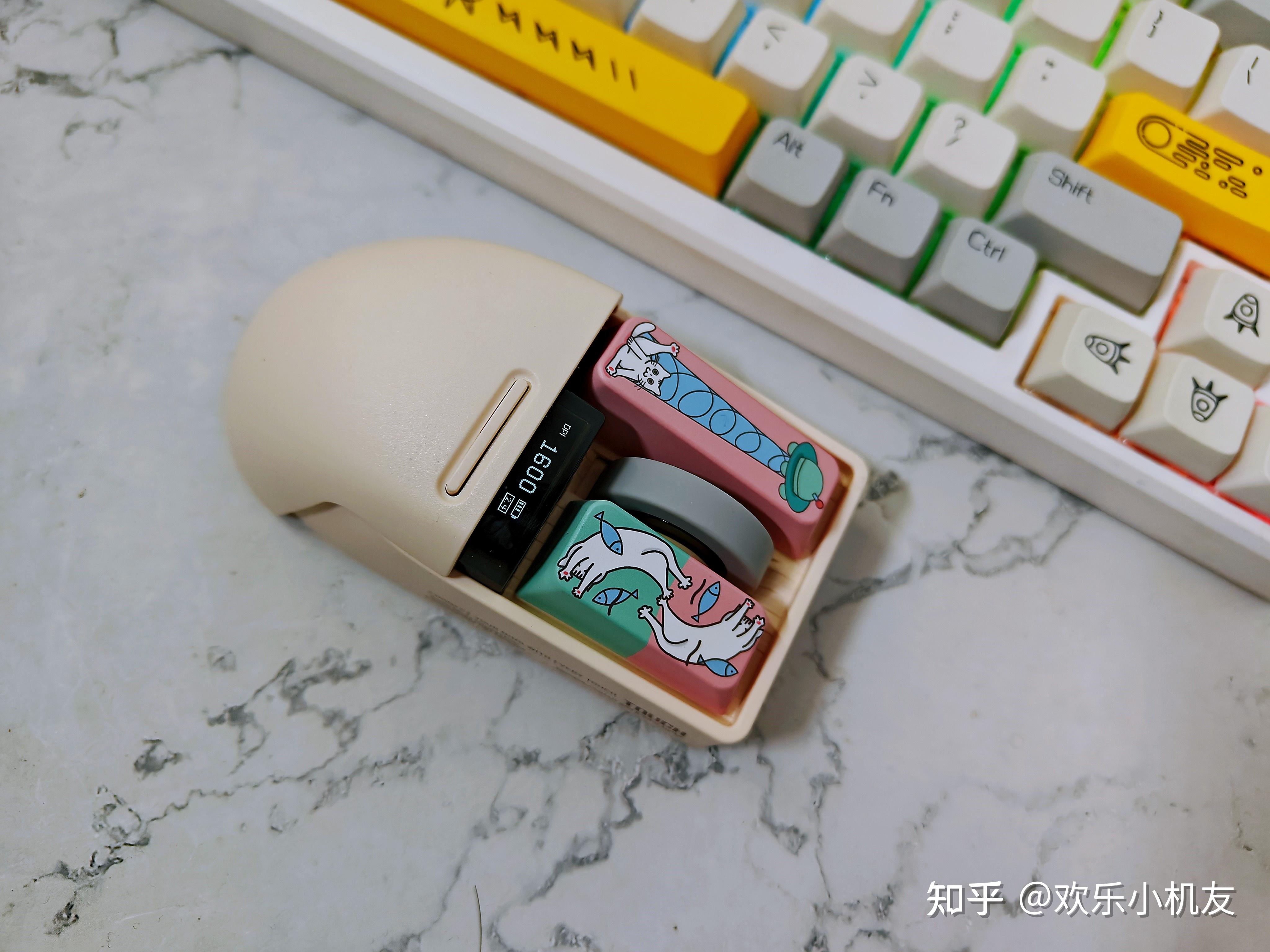 能换按键的不止是键盘,洛斐小翘三模鼠标也玩出了新花样