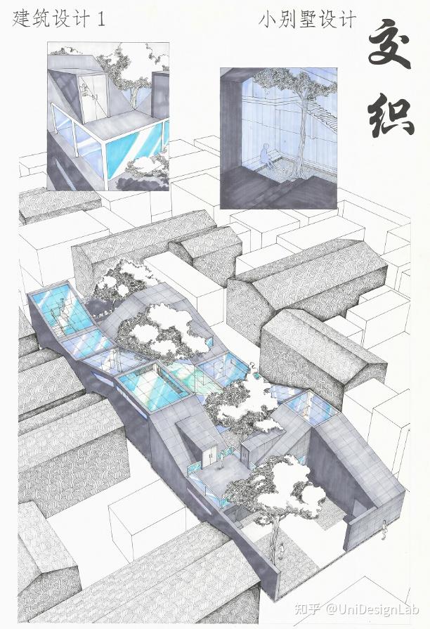 分析图模型照片13环宅作者:胡馨予作品灵感来源于莫比乌斯环这个概念