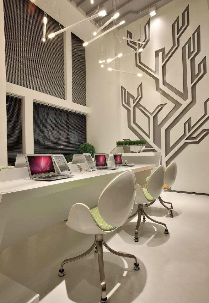 90的办公室墙面都是这样装饰的