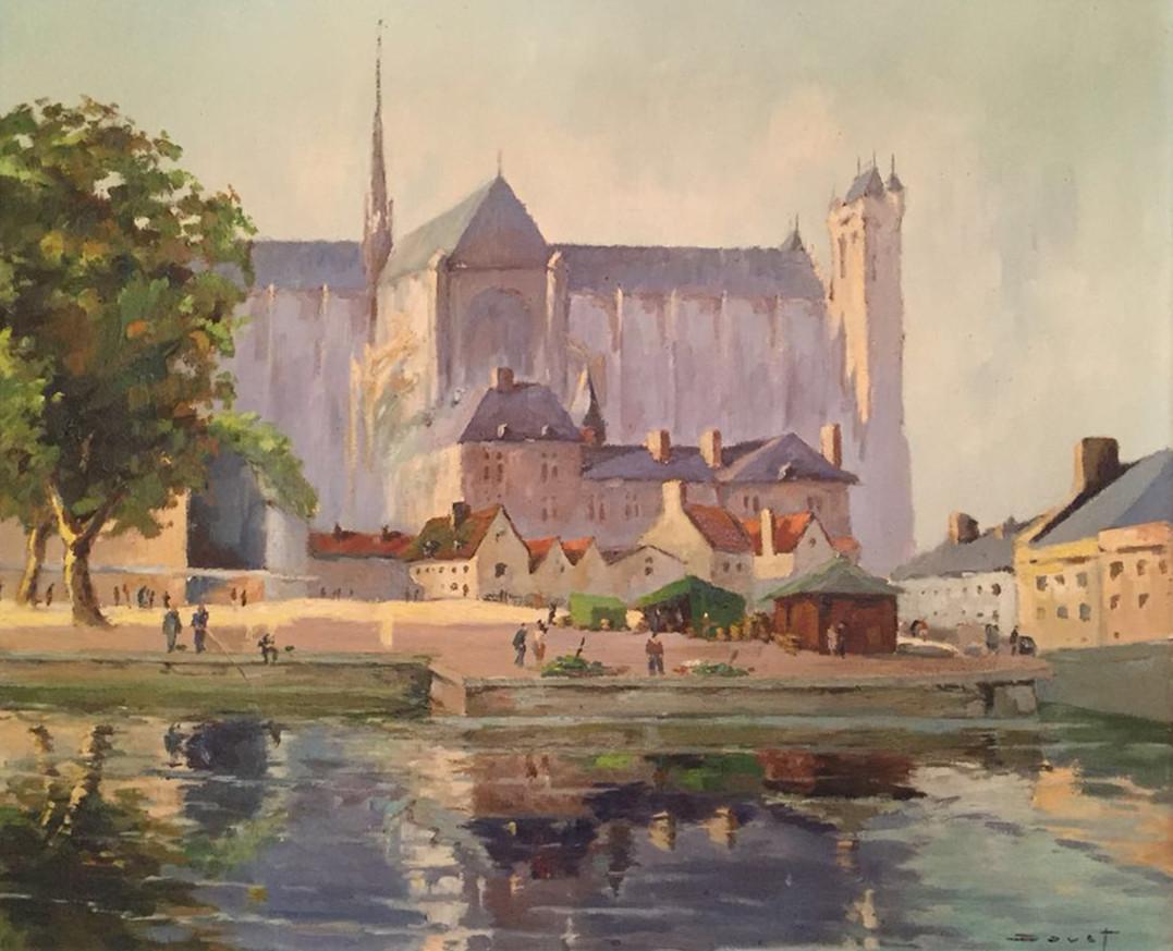 lacathédraledamiens亚眠大教堂法国古典油画收藏frenchart