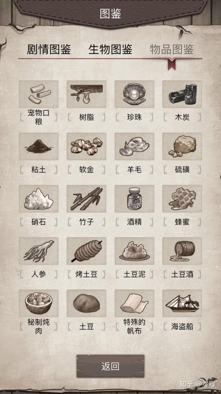荒岛求生手游物品图鉴
