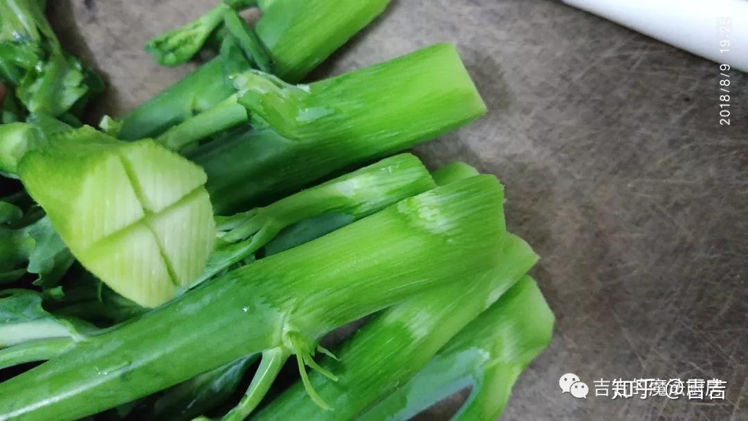 芥兰各种花样的切法图片