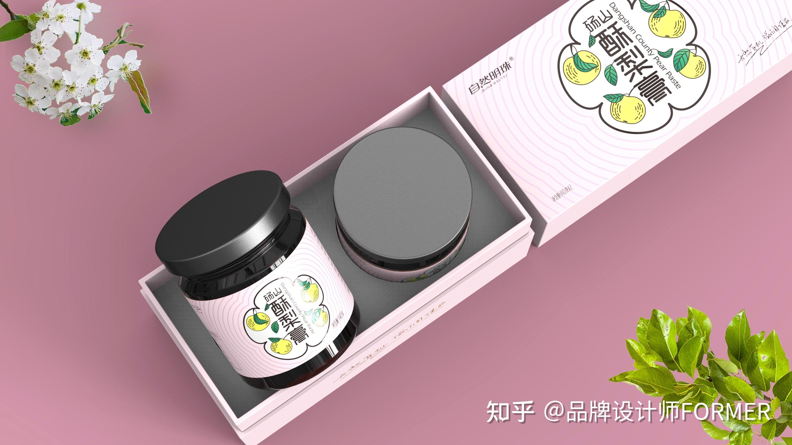 自然明珠64砀山酥梨膏包装设计原创