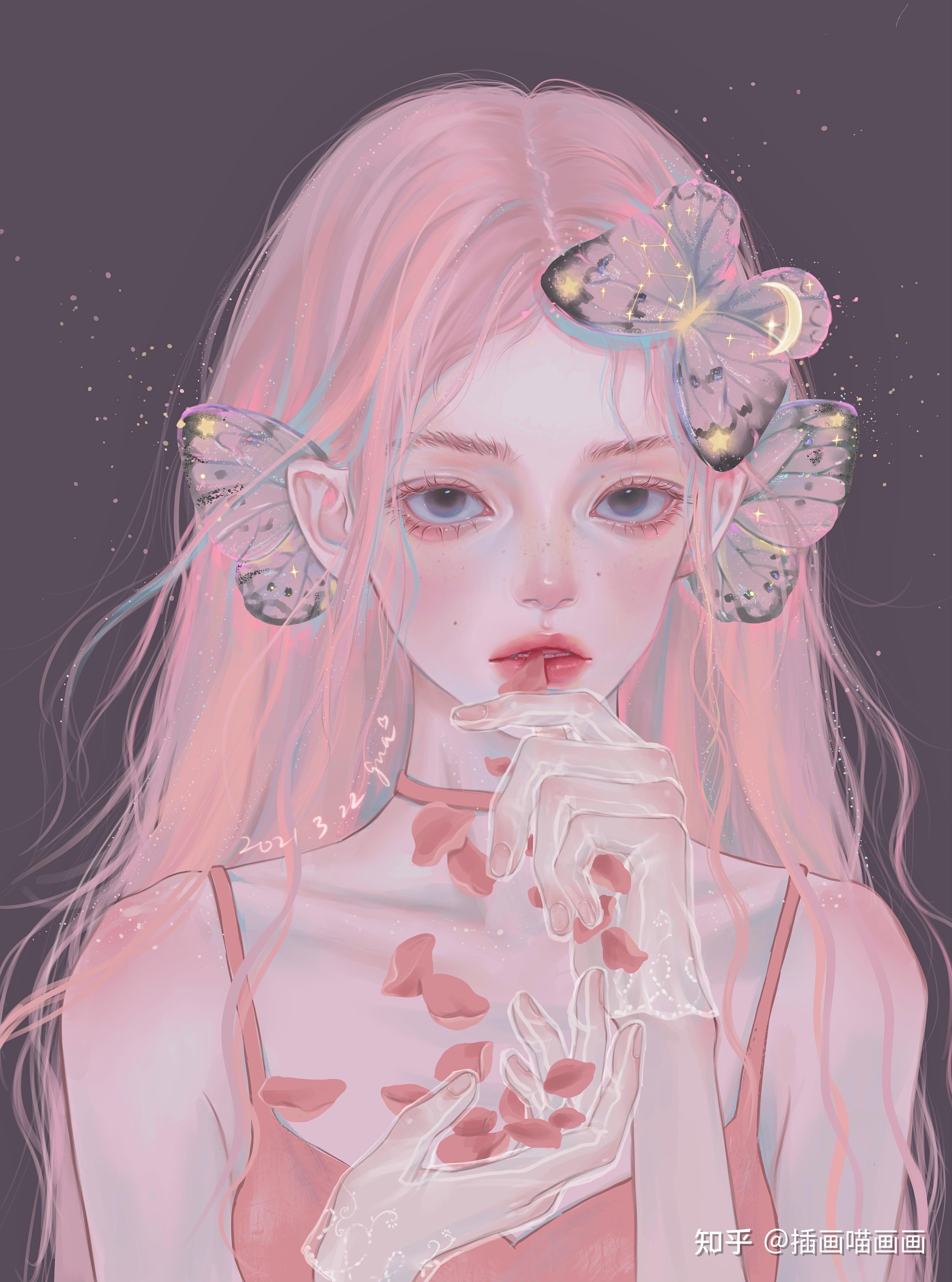 12星座少女gua老师插画作品