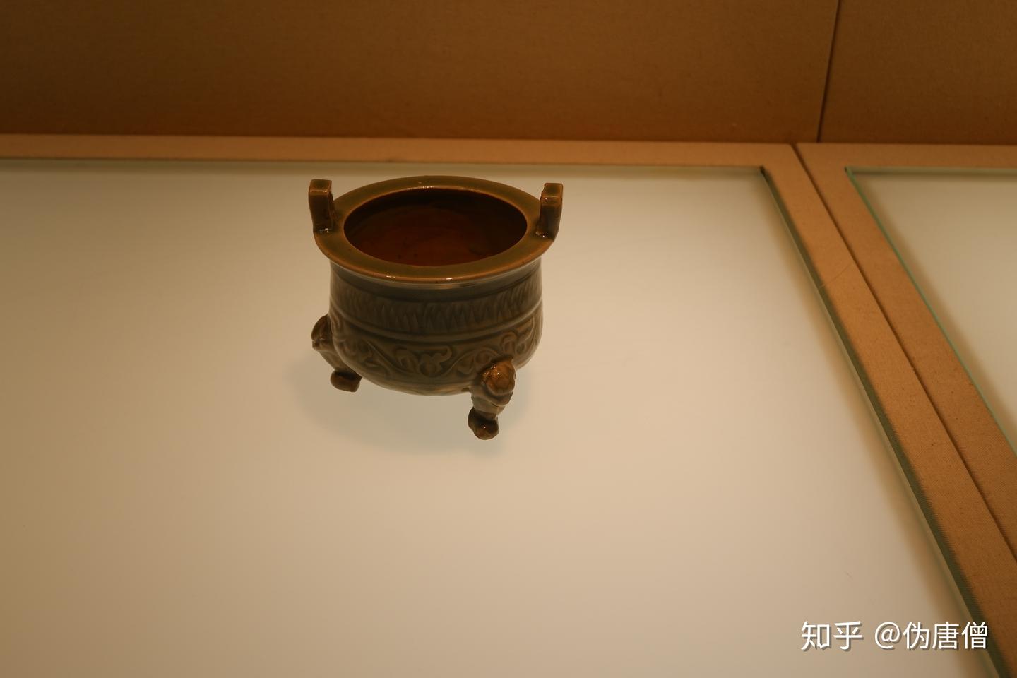 ☆真美☆y357 耀州窯 青磁陰刻唐草文水注 宋時代 唐物 中国古玩骨董品