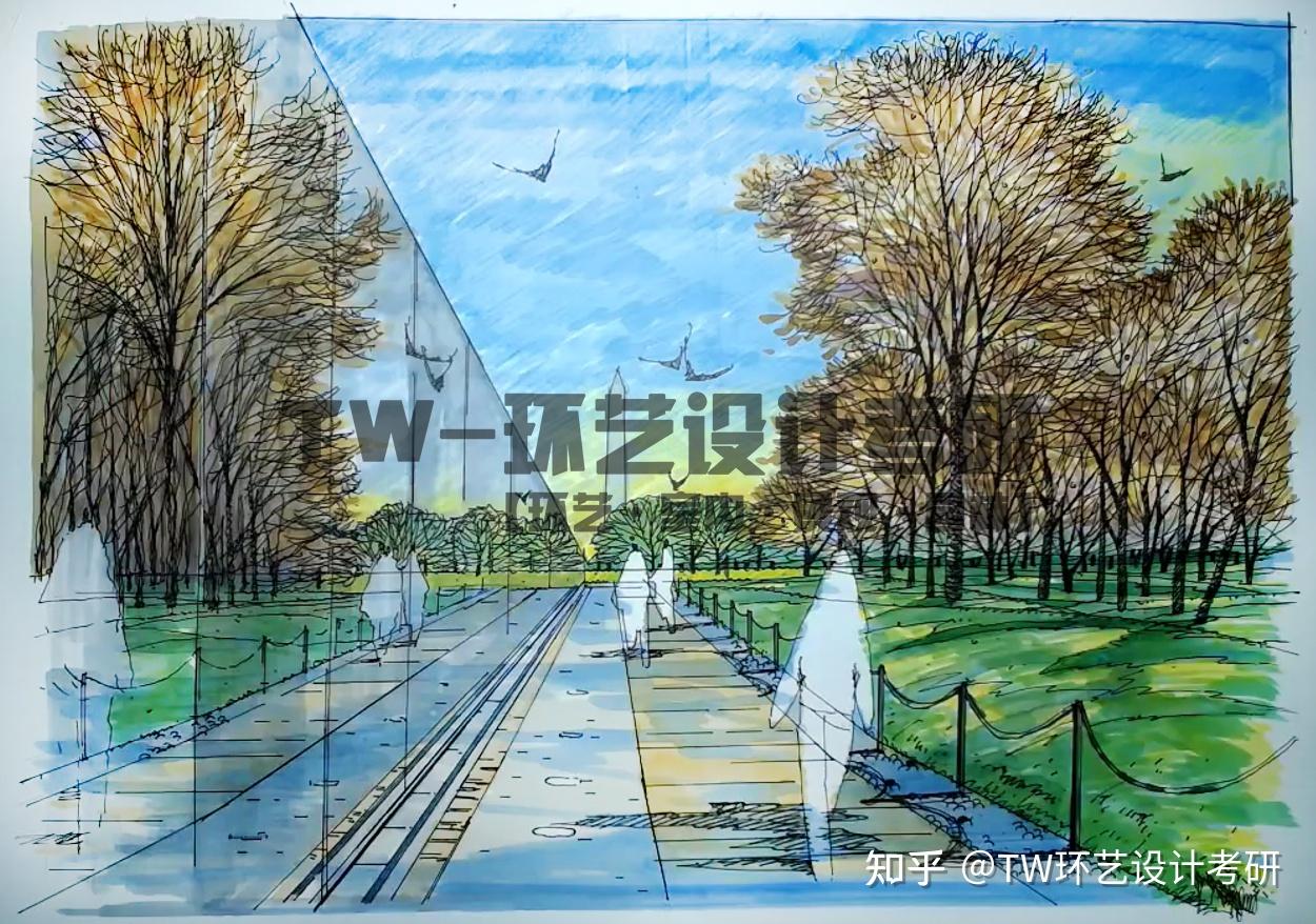 空间解构景观园林美式空间下色彩细节塑造步骤分解