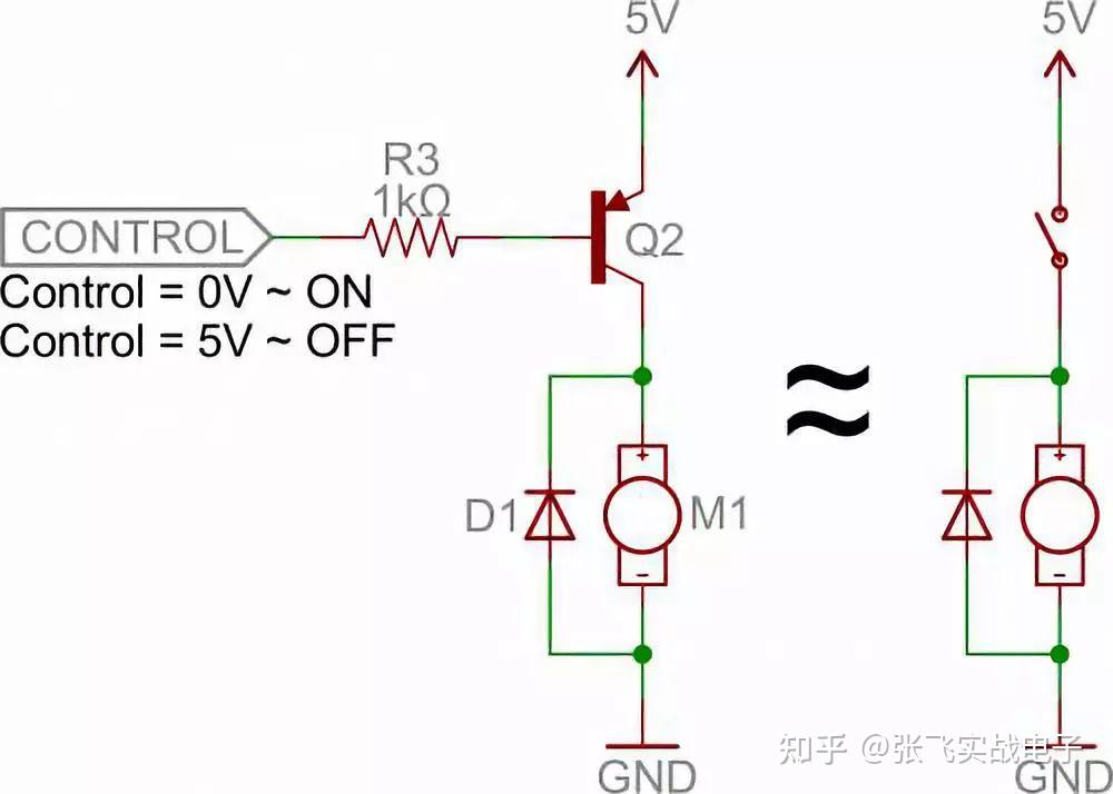 8张图让你彻底理解晶体管开关电路 知乎 