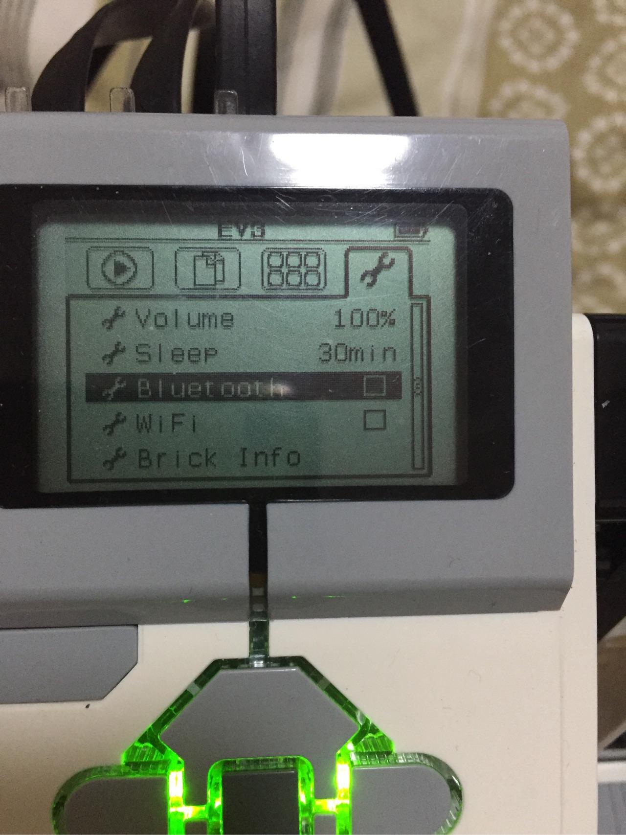 乐高EV3蓝牙连接方法?