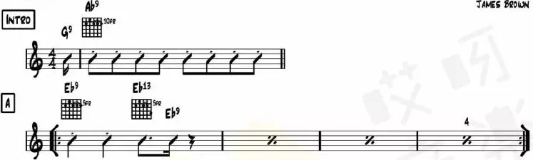 来一首简单的funk实战一起体会演奏放克的乐趣吧