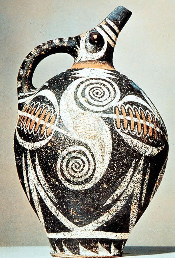 and mycenaean art卡马莱斯式陶器(kamares) 海洋,动物纹样kamares