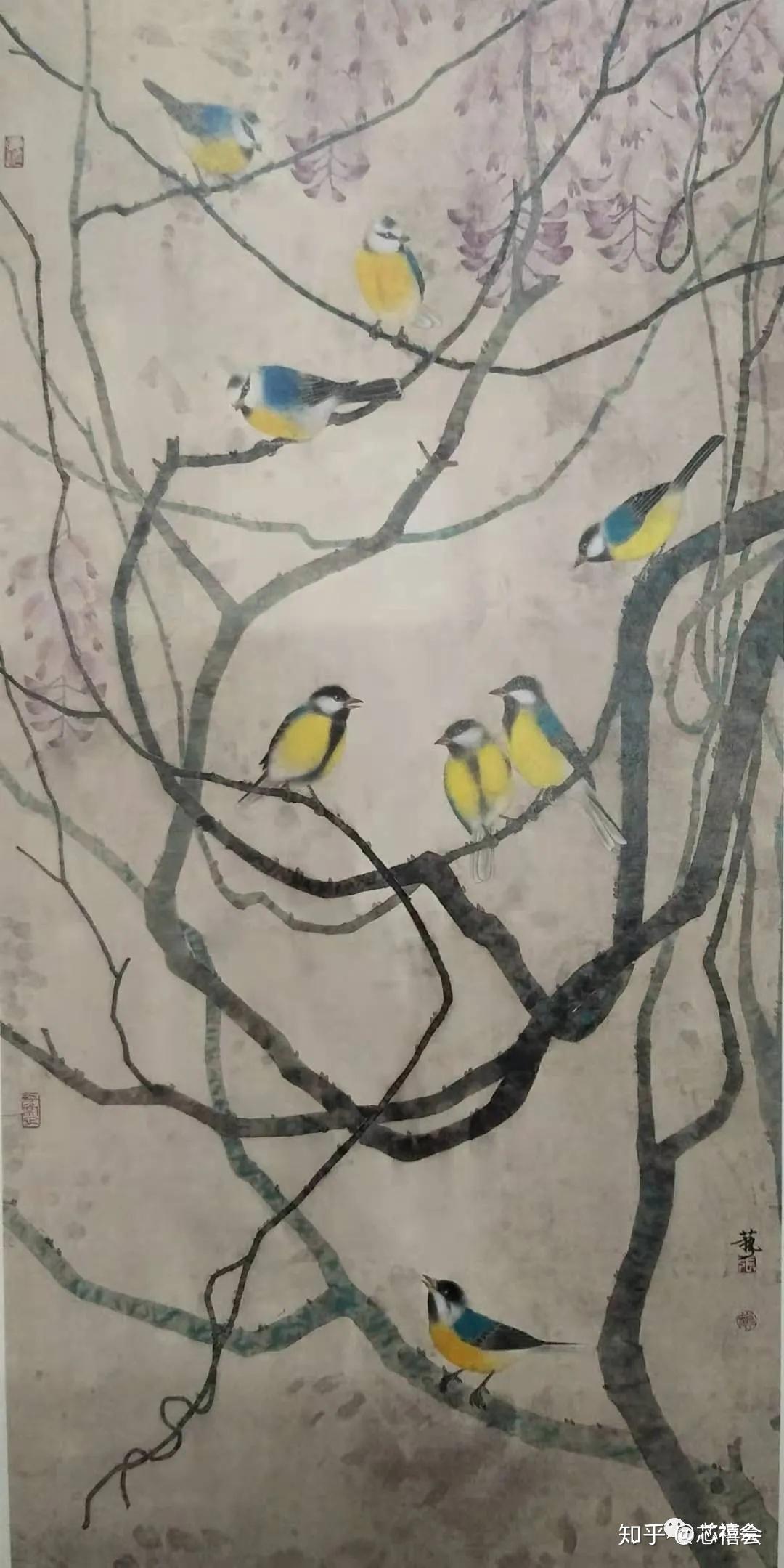 作品《冷露清夏》|张艺多年临摹宋画,张艺熟练运