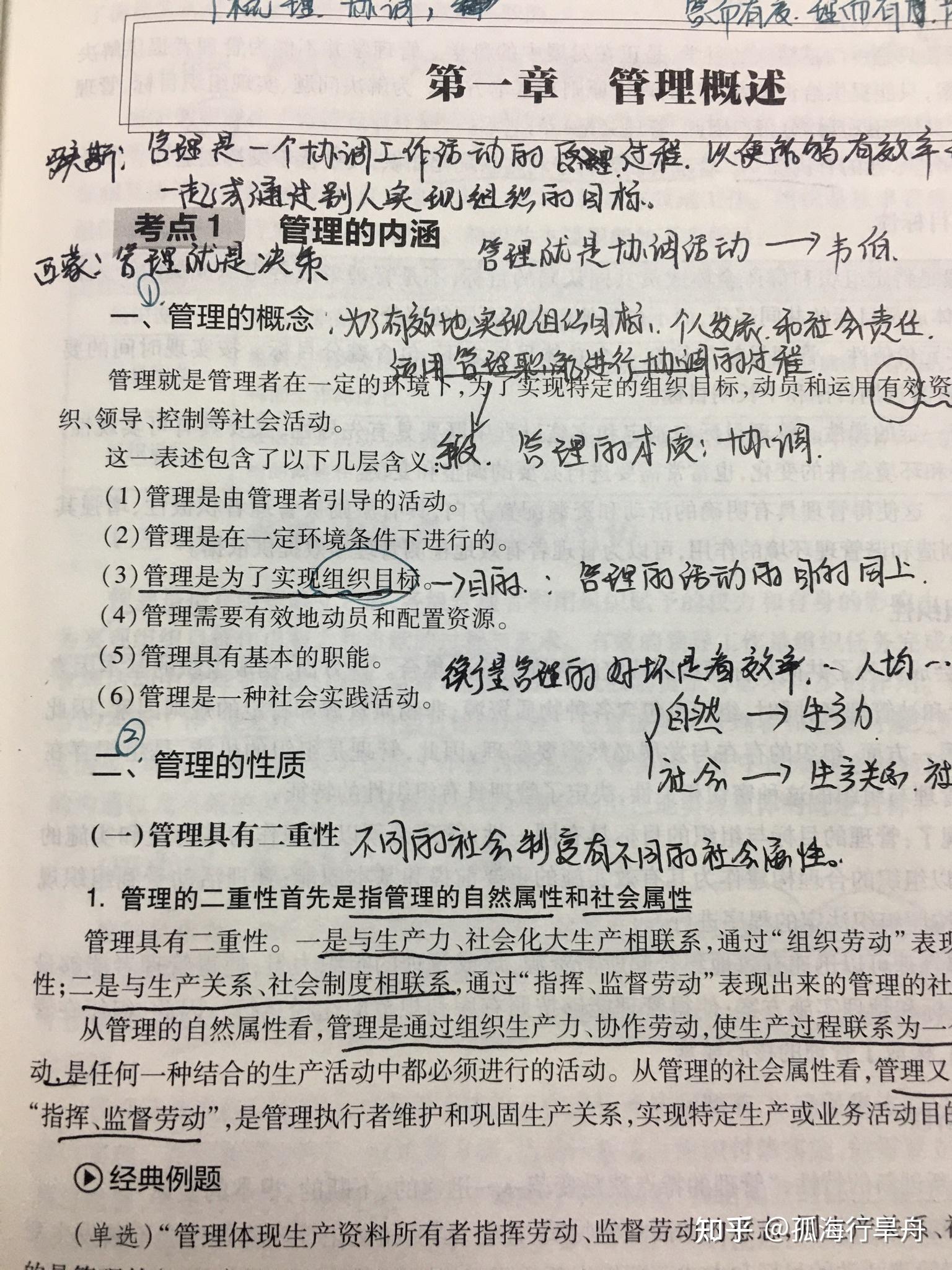 军队文职管理学的复习