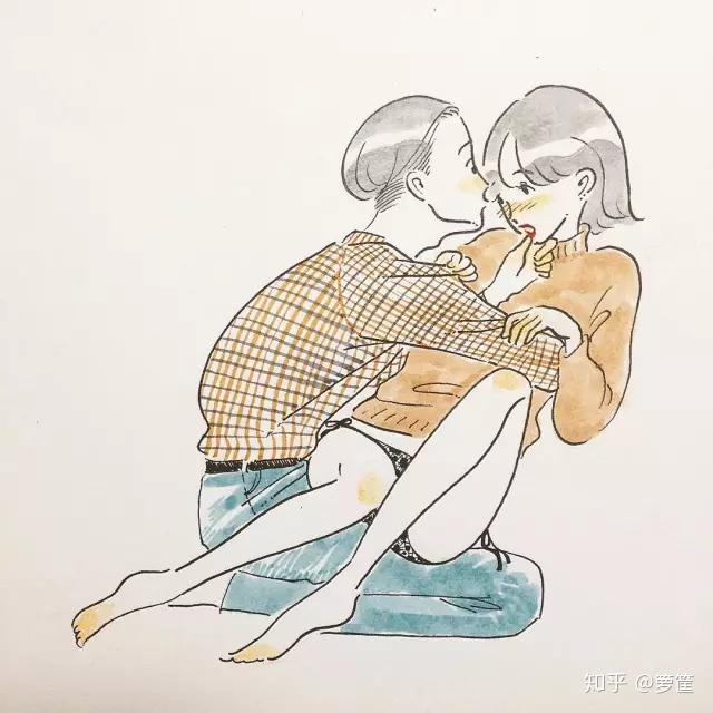 简笔画寥寥几笔迷倒一批日本大尺度情趣简笔插画看完一张脸就红了