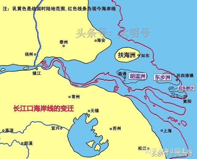 长江流入哪个海图片