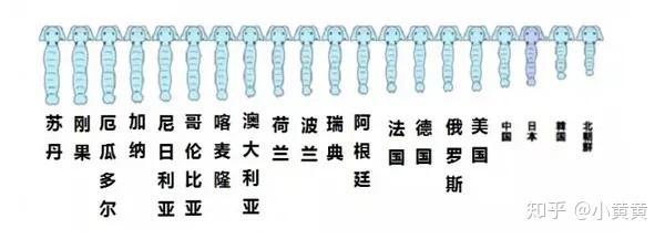 全球男性丁丁尺寸地图! - 知乎