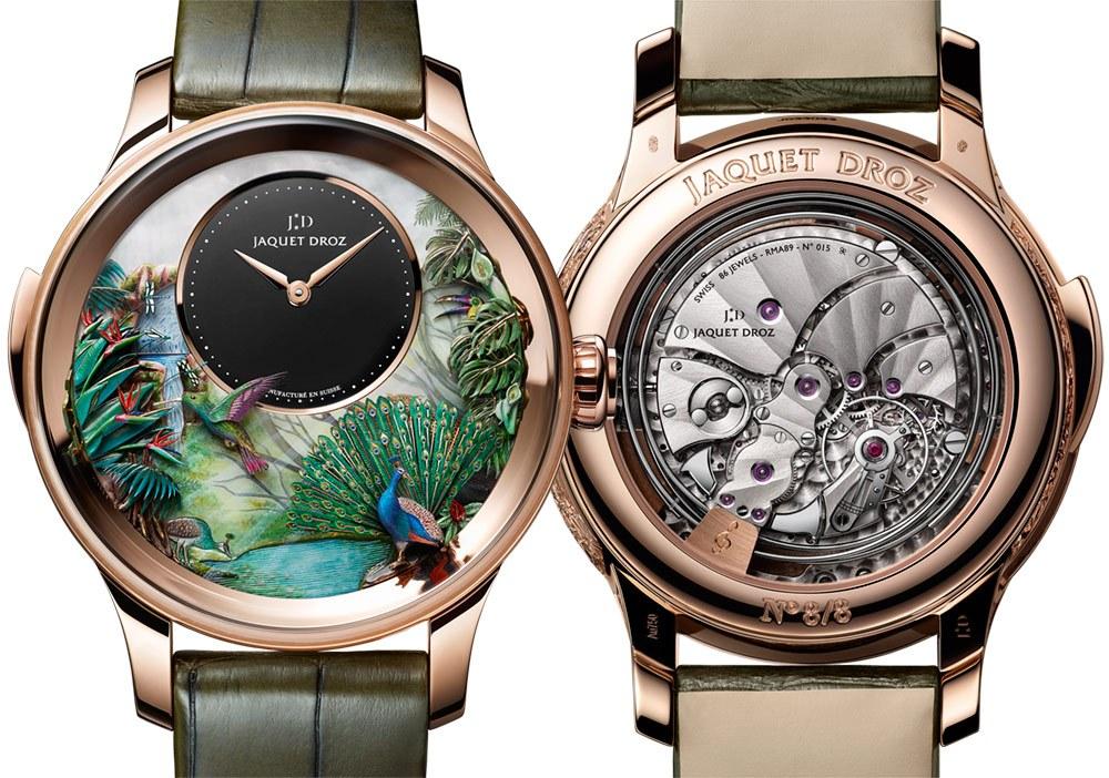 雅克德罗jaquet droz2017最新热带鸟三问报时腕表鉴赏