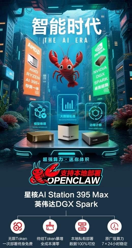 “养龙虾”成本居高不下 AI迷你工作站本地化部署成破局关键