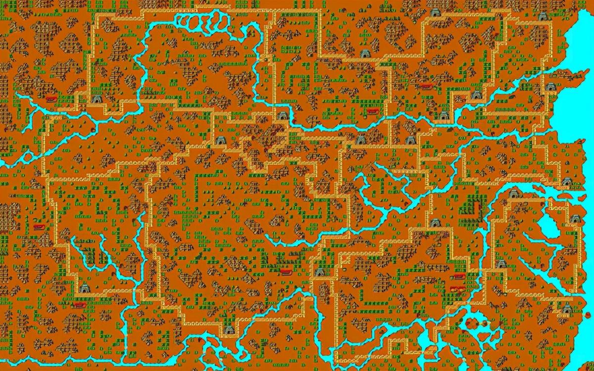 原以为吞食天地2是中国游戏结果大地图画得像一片日本群岛