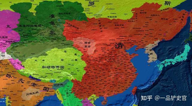 帝国的扩张7代人150年的持续努力方才造就大清帝国1300万版图