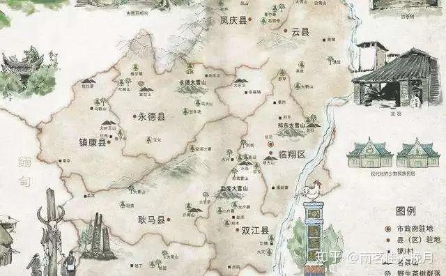 1,临沧茶区的地理位置