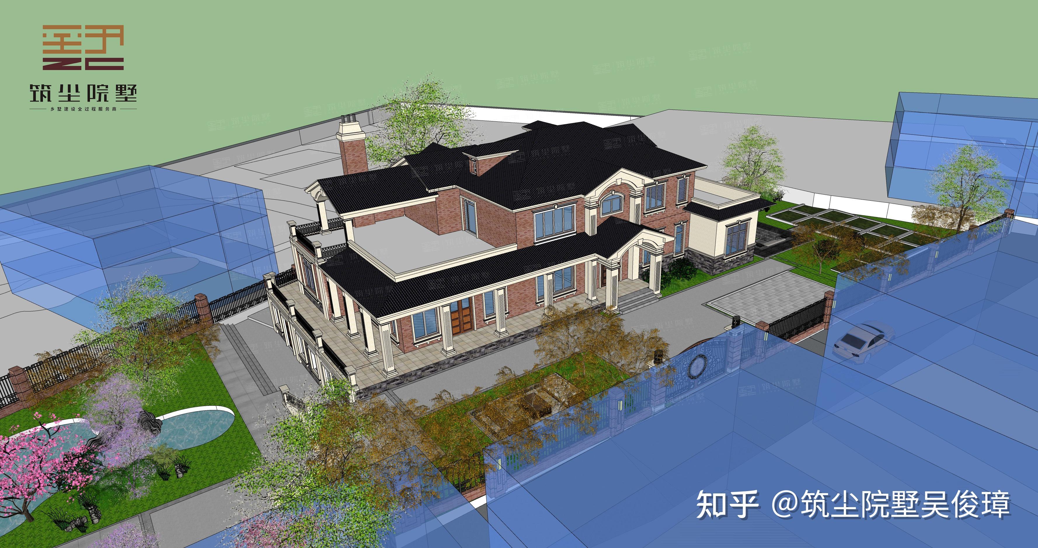 千平英式庄园,这样的农村别墅设计是不是你的终极理想?