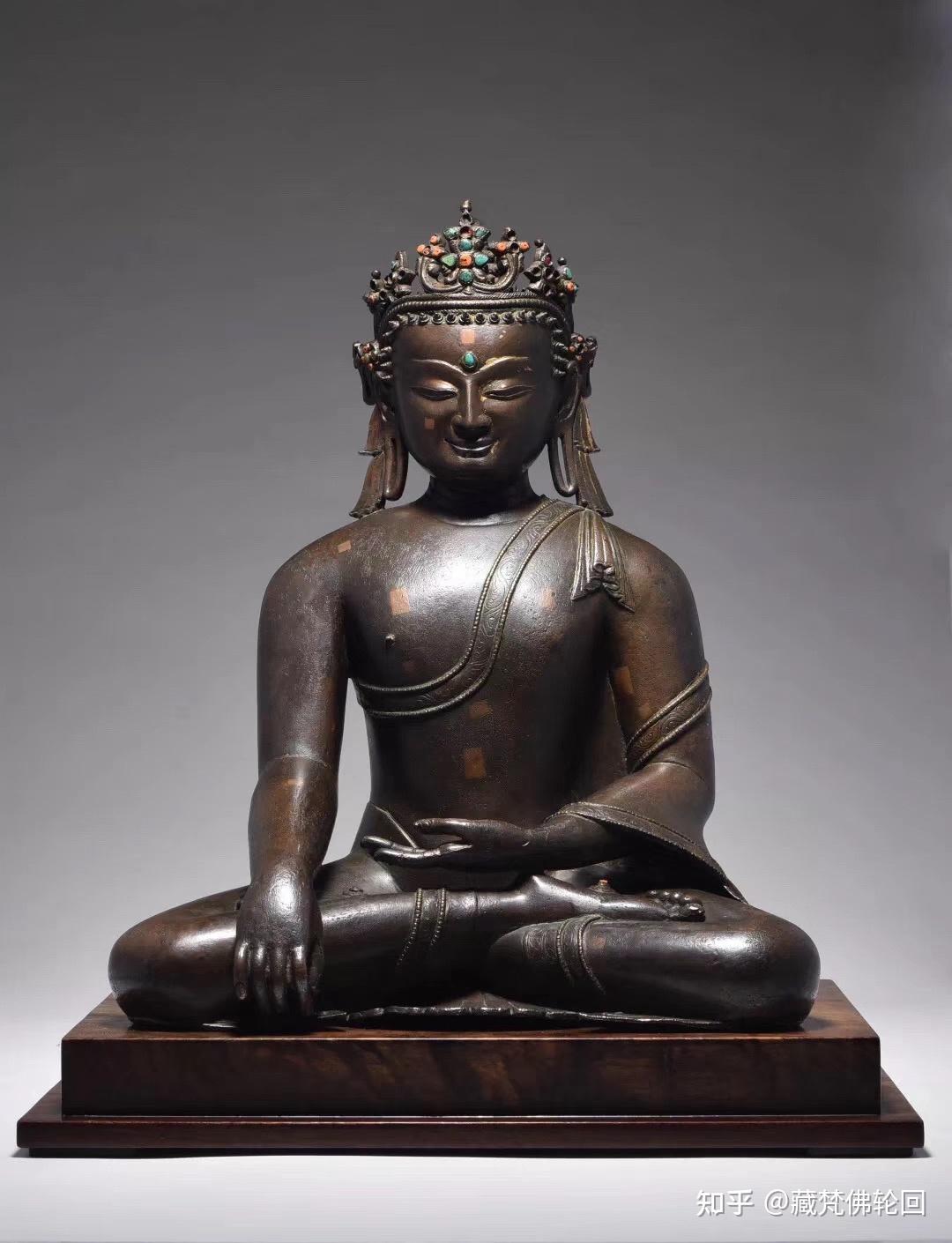 喜马拉雅精铜佛造像