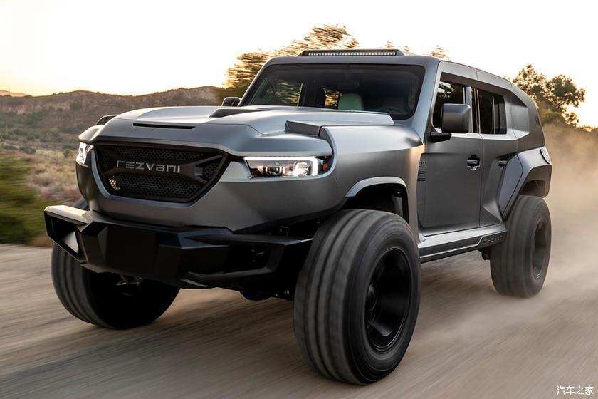 搭载1300马力v8的陆上巨无霸雷兹瓦尼6x6越野车发布