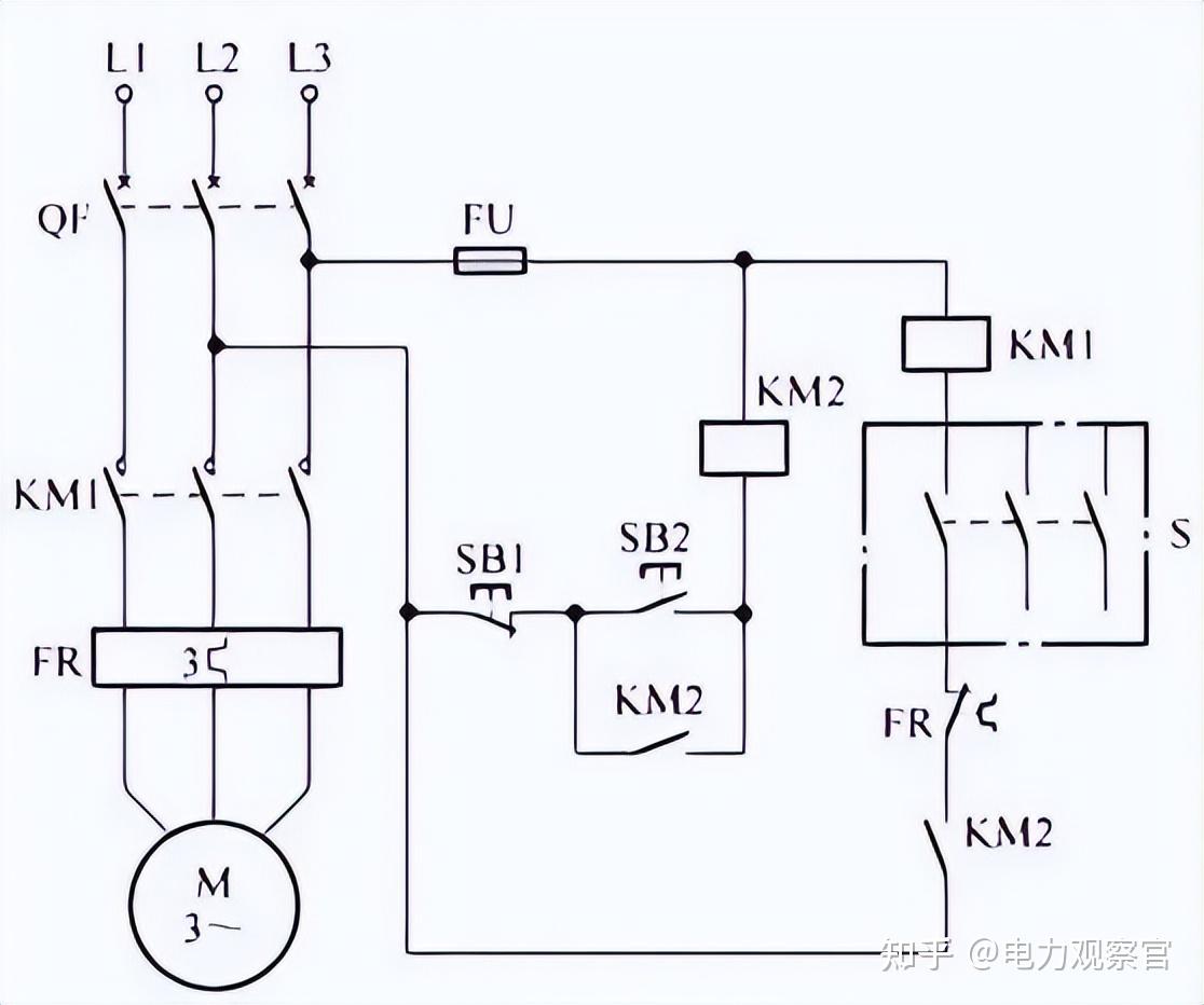 47電動葫蘆的電氣控制電路48用八擋按鈕操作的行車控制電路