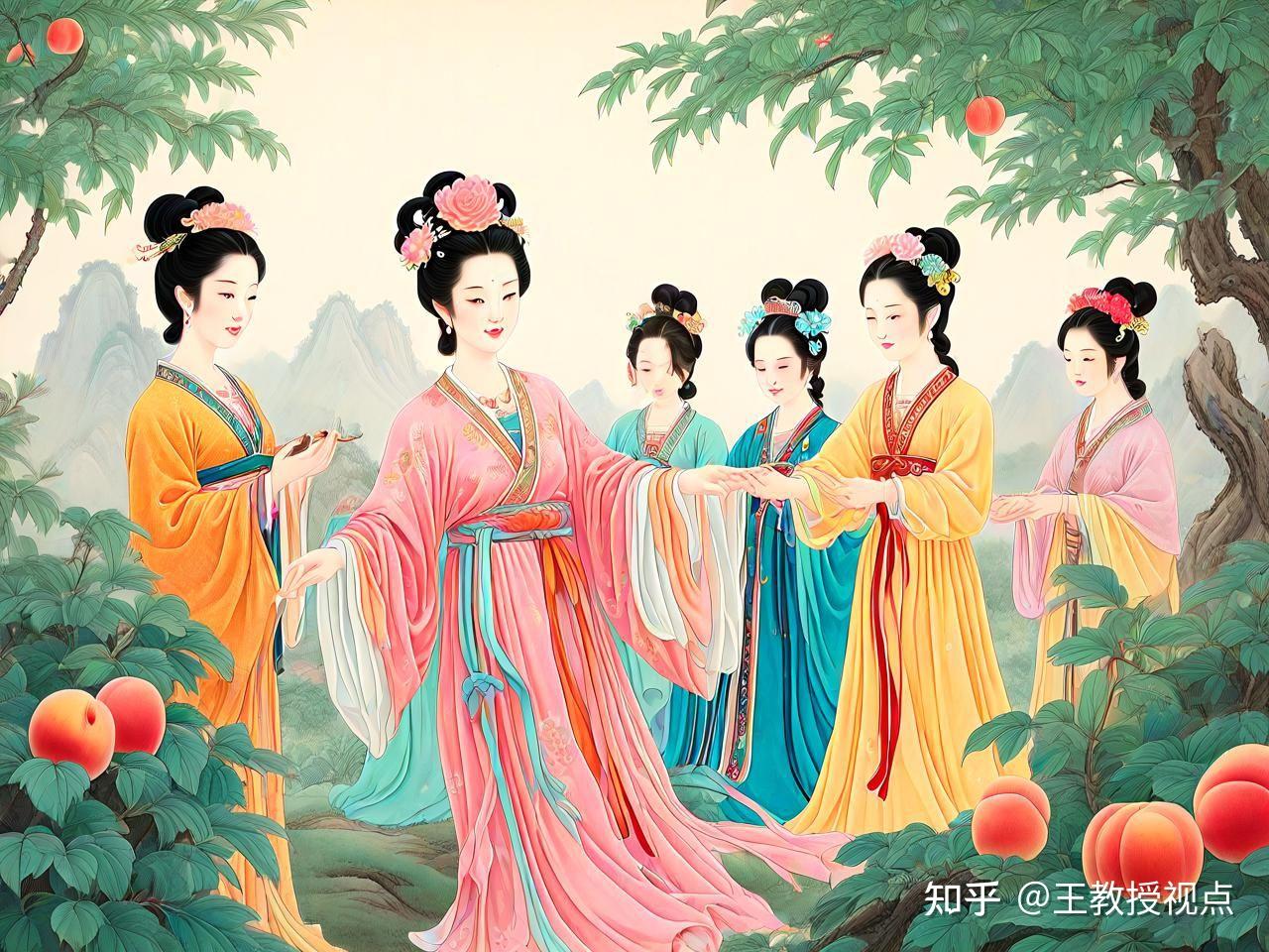 王母娘娘传说:仙女、蟠桃园与梦幻仙境探秘 - 知乎
