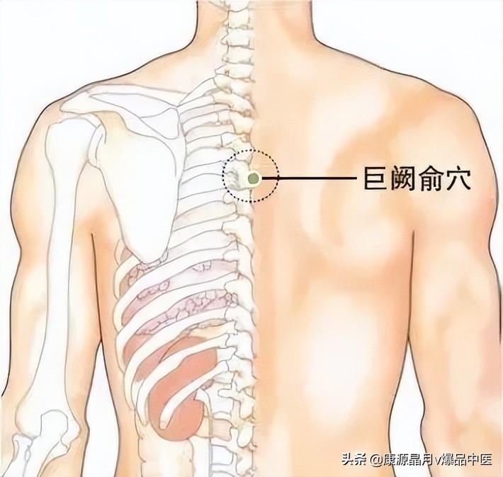 艾灸巨阙图片