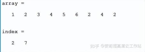 MATLAB中使用find()函数查找数组中元素的索引 - 知乎