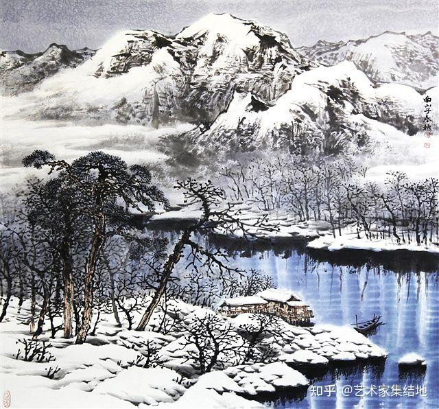 著名画家赵春秋百幅雪景山水画的魅力解读