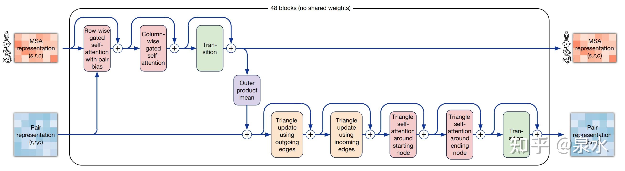 AlphaFold2详解（六）：模型骨架Evoformer是一个编码器 - 知乎