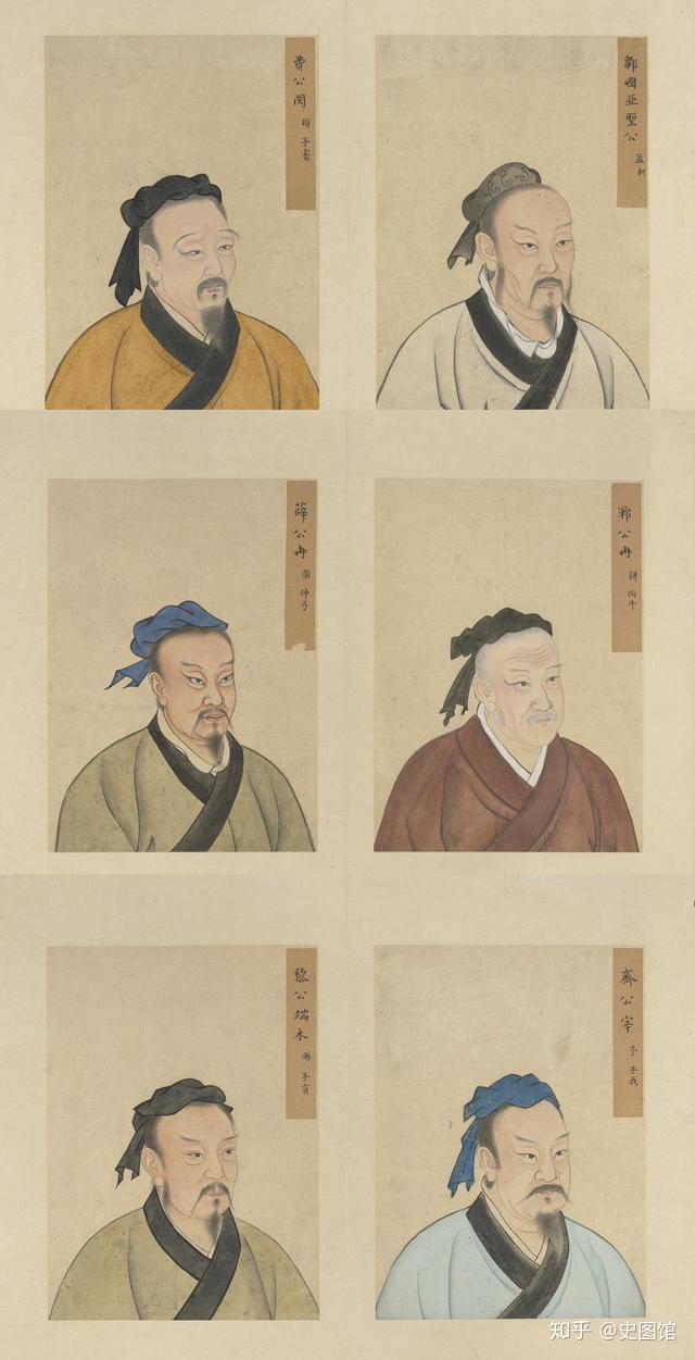 [图4]孔子,子思,孟子,十哲,有子像(下)下一篇《人物志》,主要讲述孔子