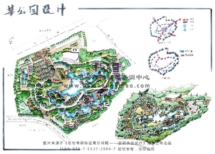 北京林業大學考研快題真題淺析某公園設計