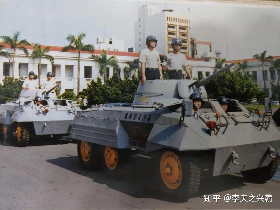 中国台湾省警察装备的m8灰狗装甲车在现如今还有大量的第三世界国家仍