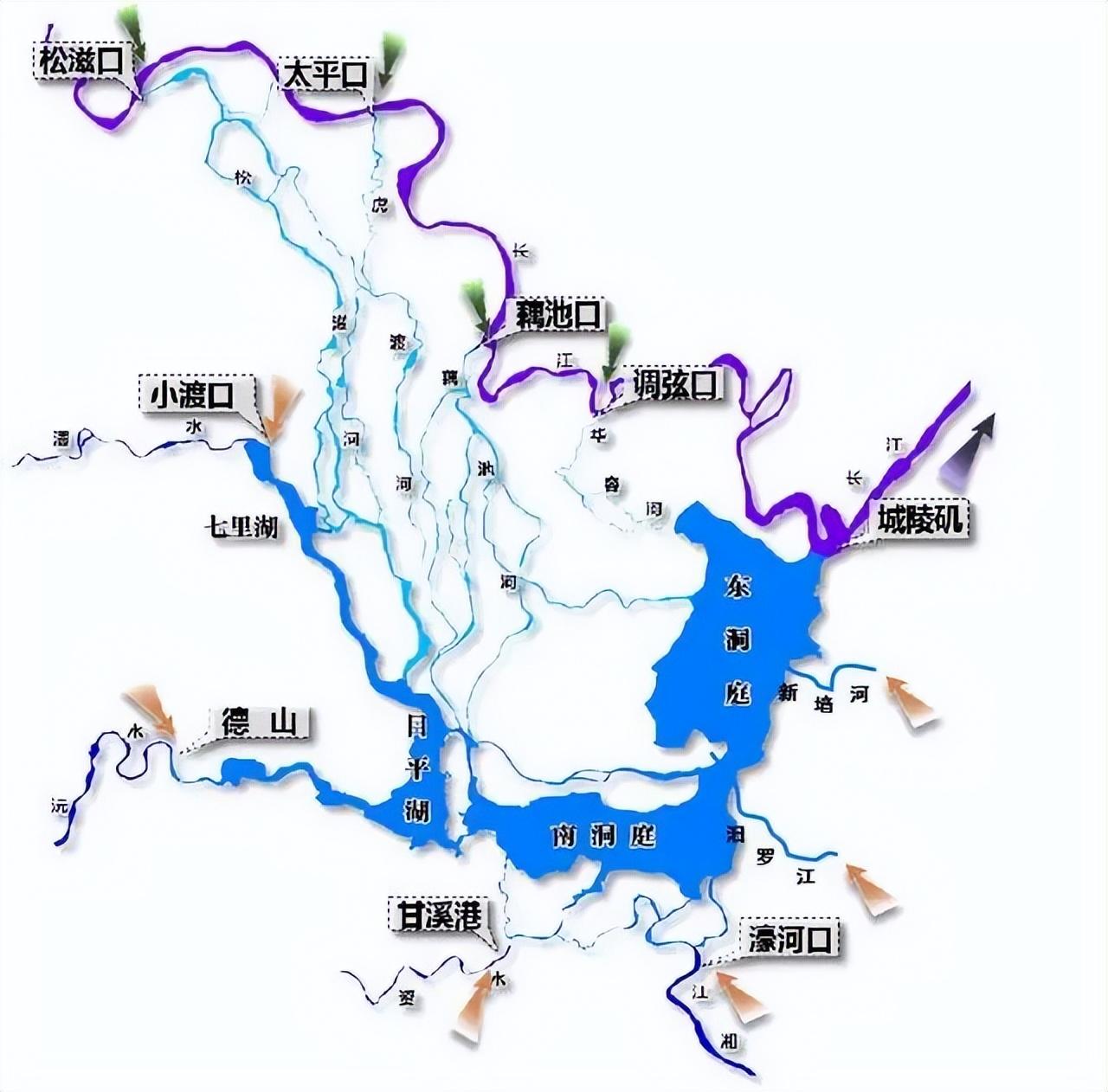 洞庭湖地理位置图片